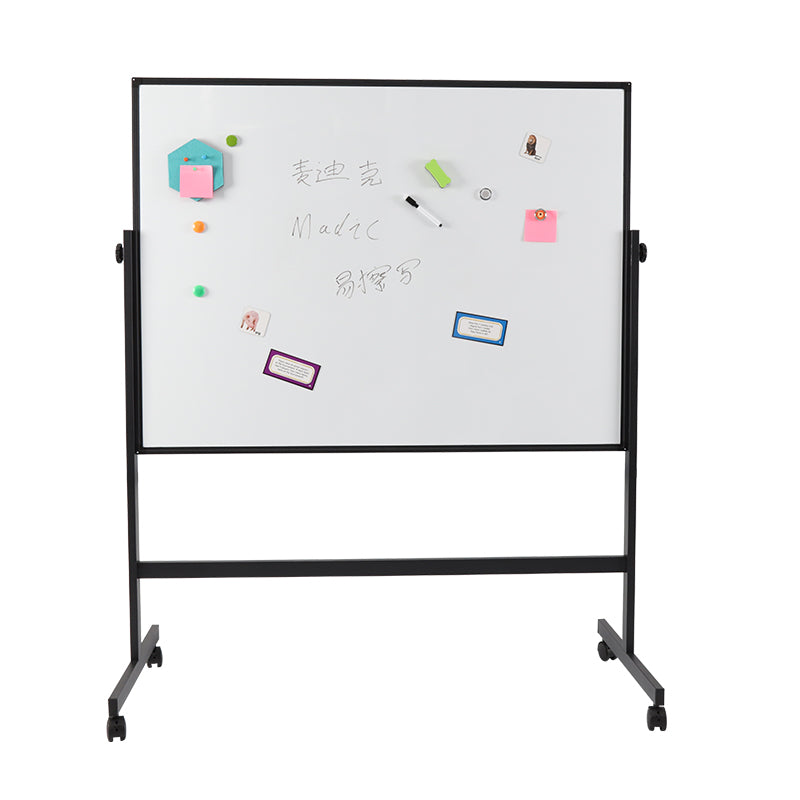 M94 90x120 cm Double-Sided Magnetic Mobile Whiteboard with Wheel Stand for Home or Office Use - Premium whiteboard easel from Madic Whiteboard - Madic Whiteboard Factory