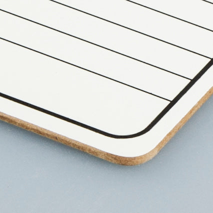 M36 9*12 inches with staff lines MDF Dry Erase Lapboard portable small whiteboard for music teaching studying - Premium dry erase lapboard from Madic Whiteboard - Madic Whiteboard