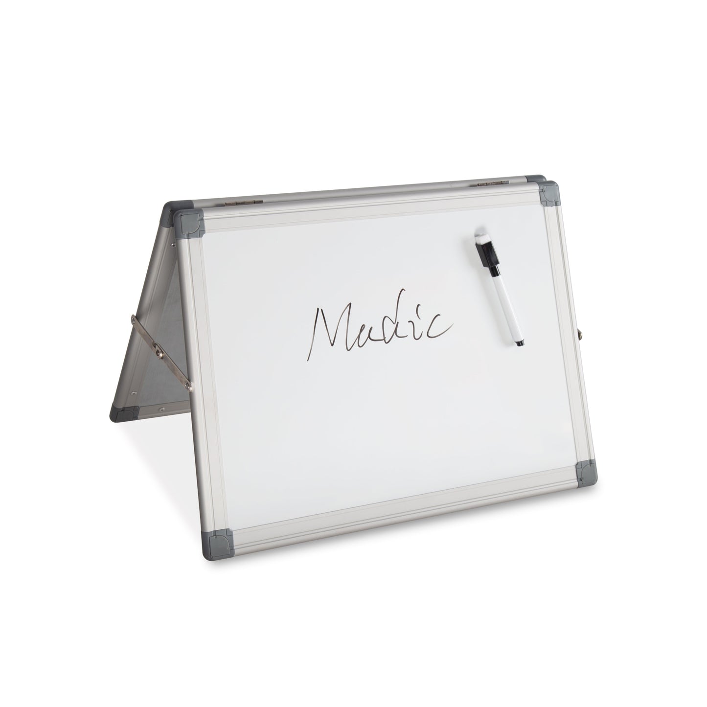 M28 foldable aluminum frame magnetic desktop whiteboard, tabletop writing board - Premium magnetic whiteboard from Madic Whiteboard - Madic Whiteboard