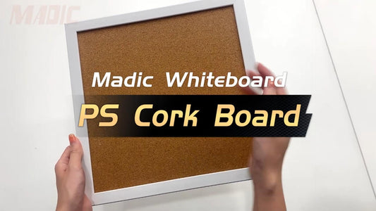 [Whiteboard Video] plastic frame cork bulletin board