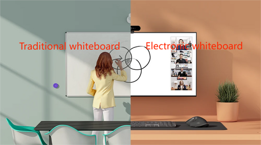 Why are peoples choosing traditional whiteboards when electronic whiteboards vs. traditional whiteboards?