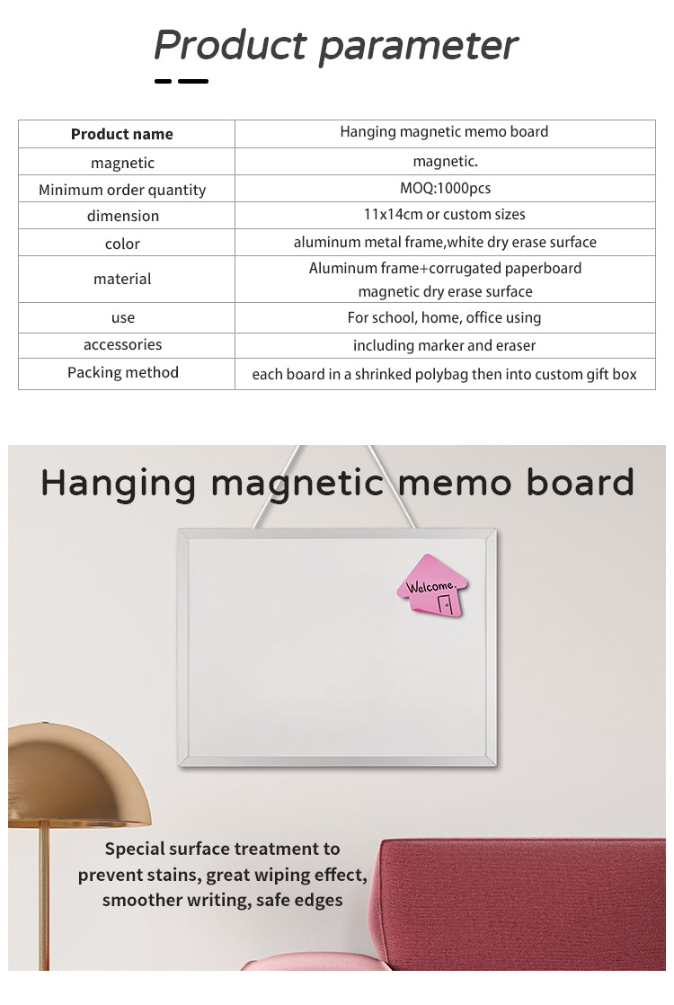 M13 Rope Mounted Magnetic Dry Erase Whiteboard - Premium dry erase lapboard from Madic Whiteboard - Madic Whiteboard