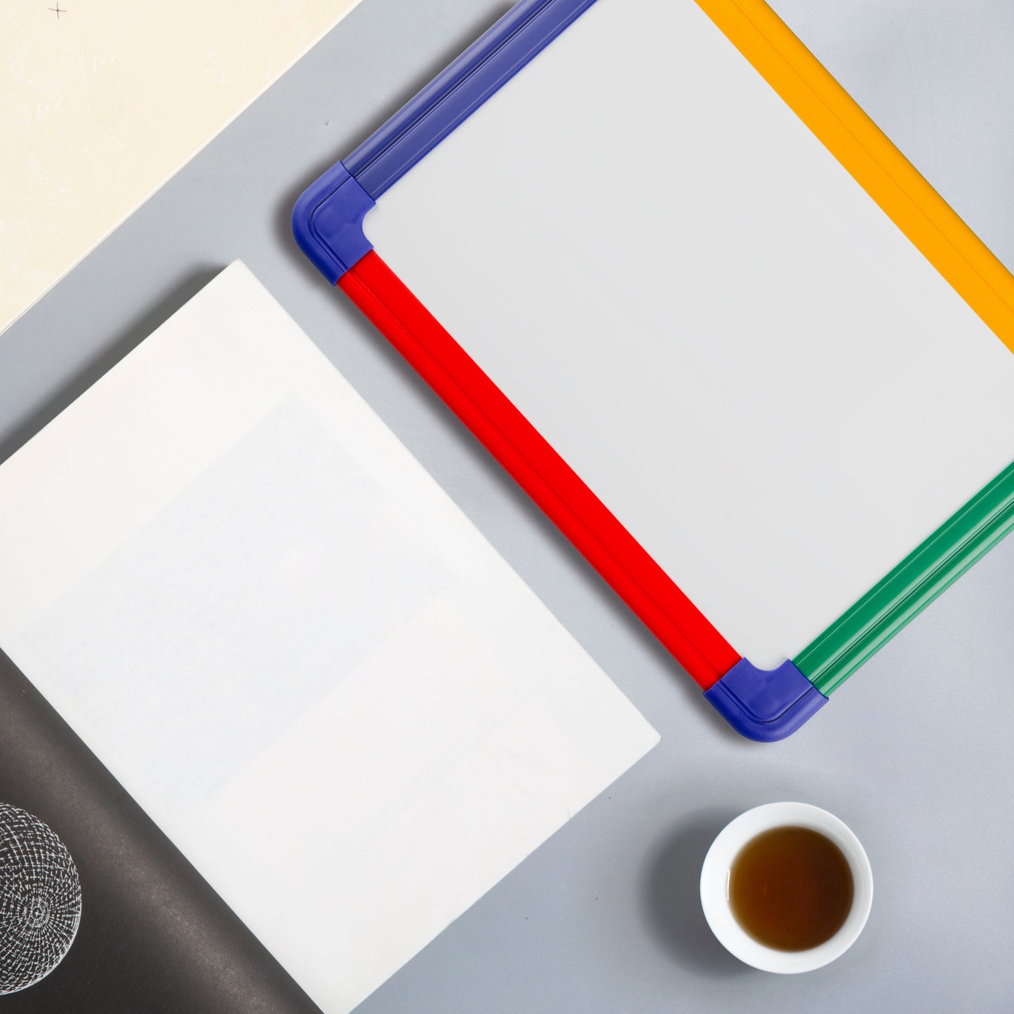 Color Frame Magnetic Dry Erase Board A4 White board Rainbow Frame Lap Board For School Classroom Teaching - Premium dry erase lapboard from Madic Whiteboard - Madic Whiteboard