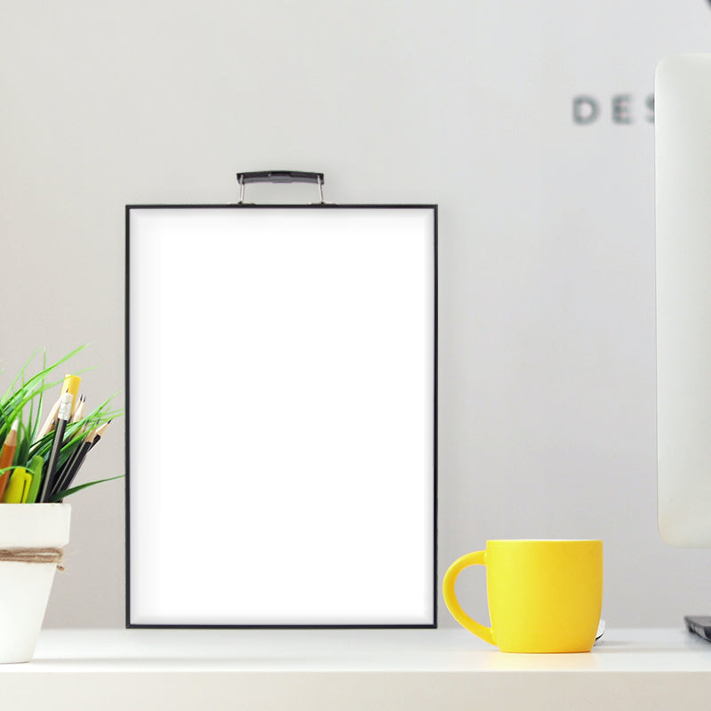 M26 Portable Magnetic Dry Erase Whiteboard, Aluminum Narrow Bezel Magnet White Board With Handle For Kids - Premium magnetic whiteboard from Madic Whiteboard - Madic Whiteboard