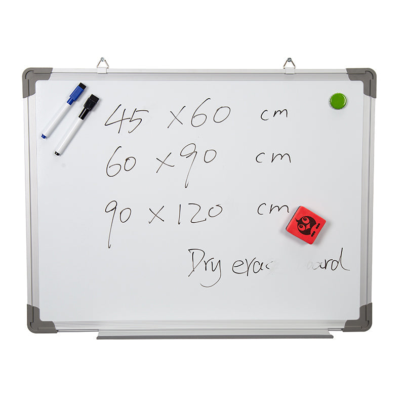 M63 Wallmounted Dry Erase White Board With Hanging Hooks - Premium magnetic whiteboard from Madic Whiteboard - Madic Whiteboard Factory