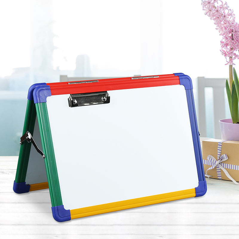 M64 Rainbow Frame Foldable Dry Erase Desktop Whiteboard - Premium desktop whiteboard from Madic Whiteboard - Madic Whiteboard Factory